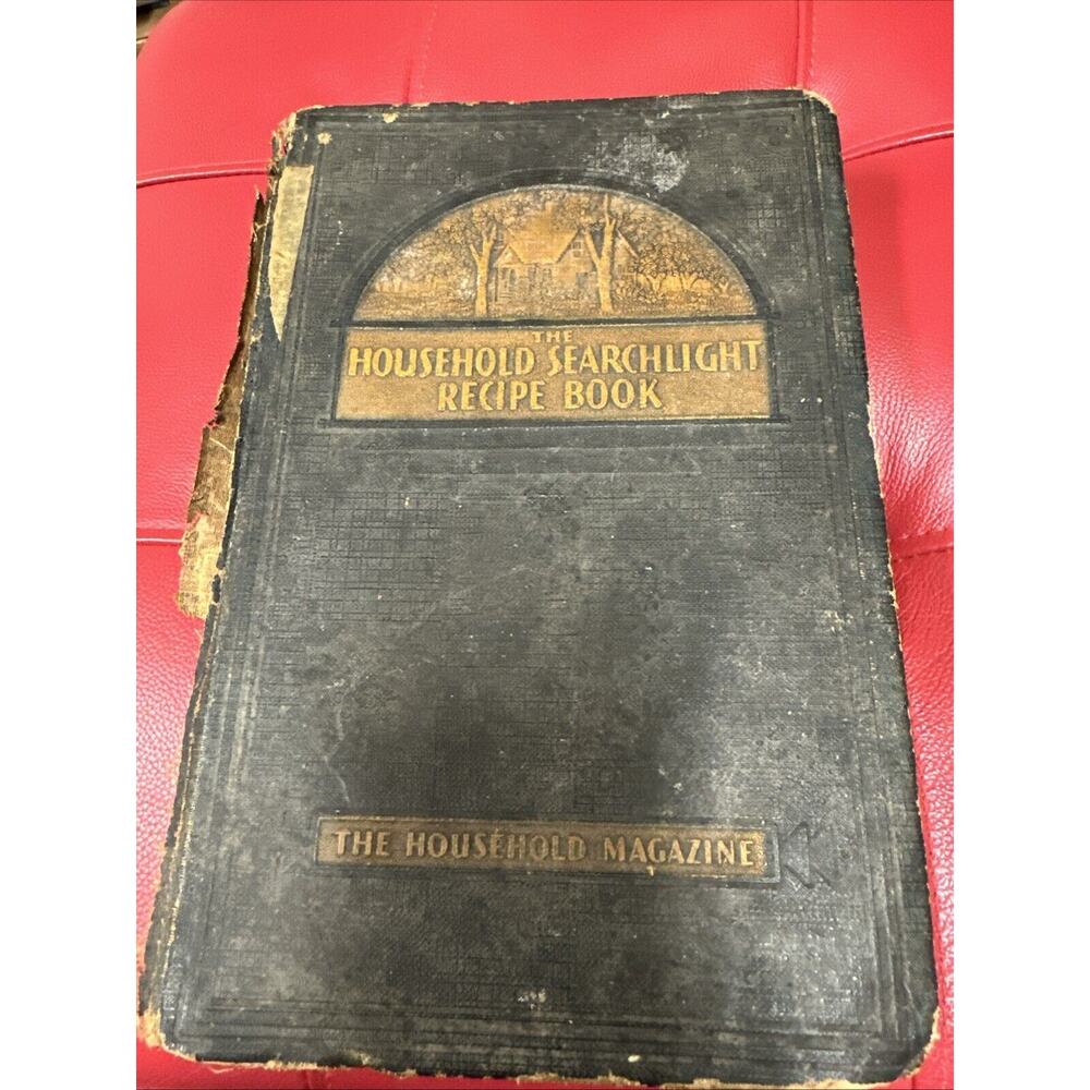 The Household Searchlight Recipe Book 1939 Tabbed Cookbook - Vintage